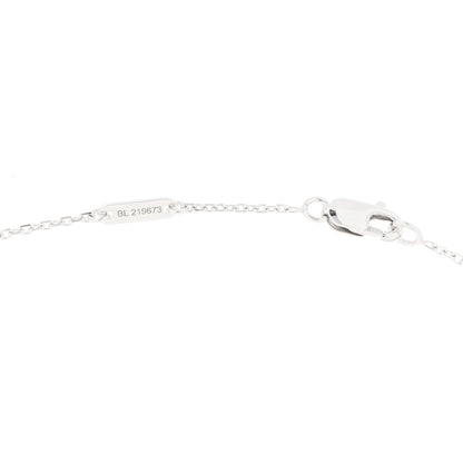 Van Cleef & Arpels 18K White Gold Turquoise Sweet Alhambra Butterfly Pendant Necklace 3 of 5