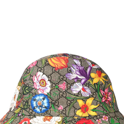 Gucci GG Supreme Monogram Flora Fedora Hat S White 8 of 8