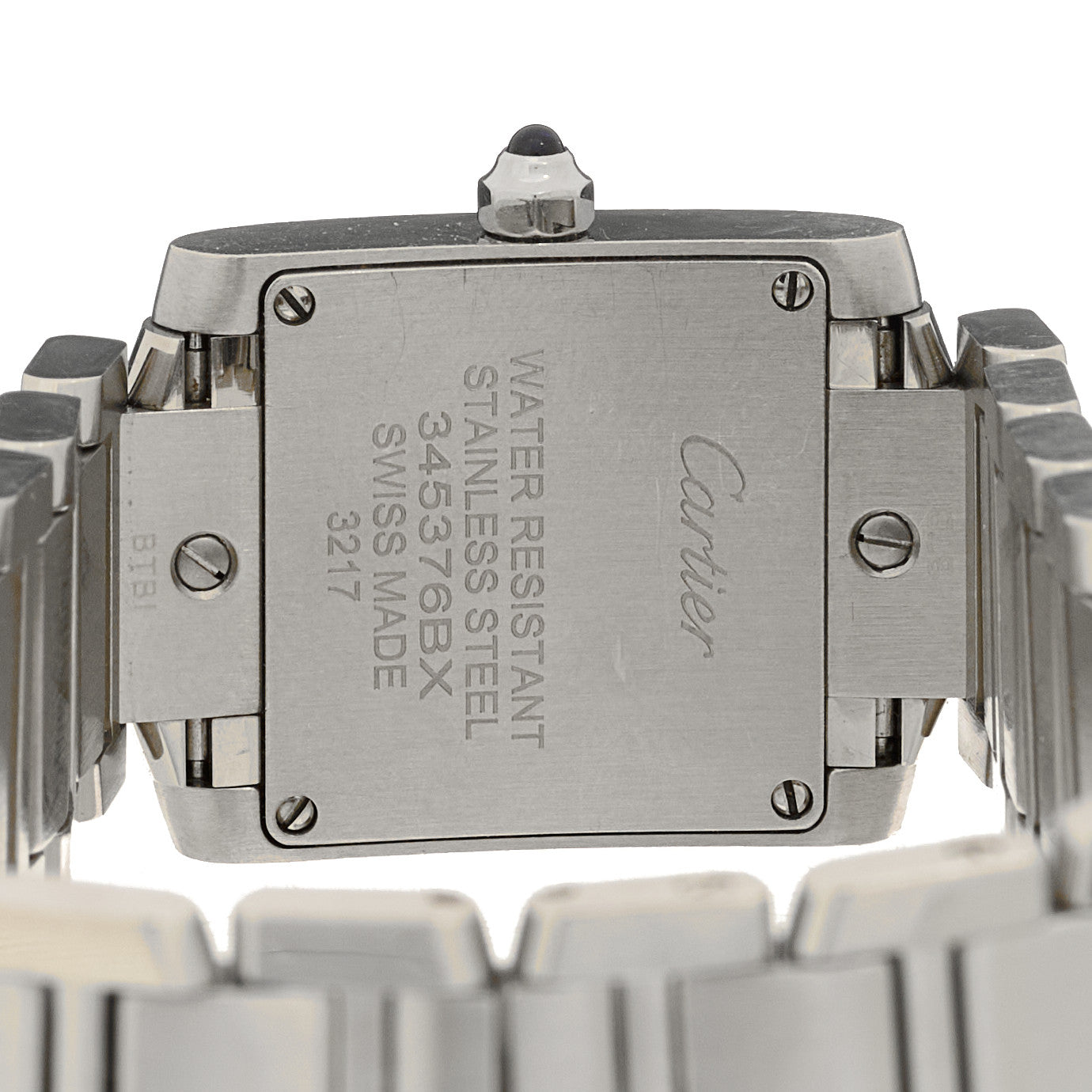 Cartier Stainless Steel 20mm Tank Francaise Quartz Watch 4 of 5