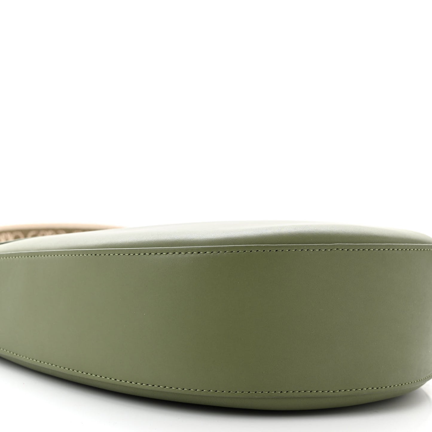 Satin Calfskin Jacquard Luna Bag Avocado Green