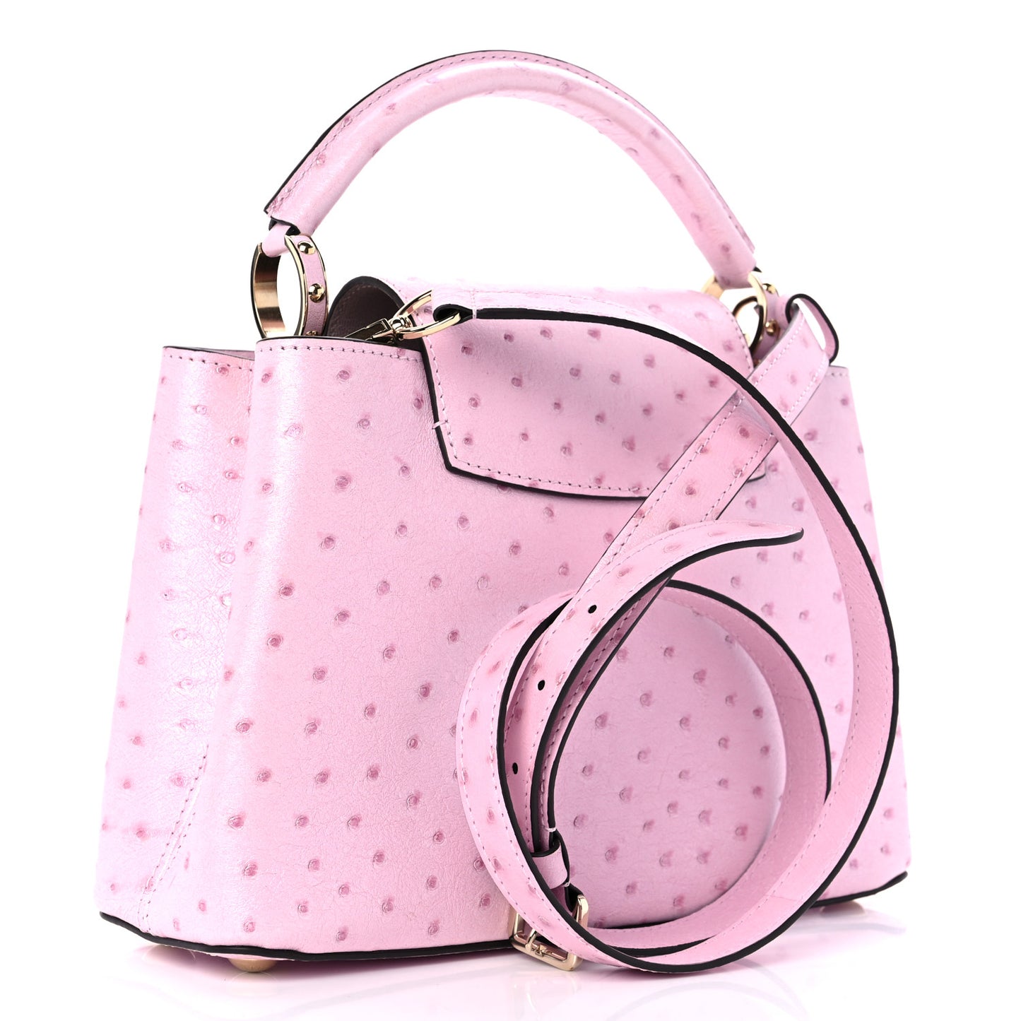 Ostrich Capucines BB Pear