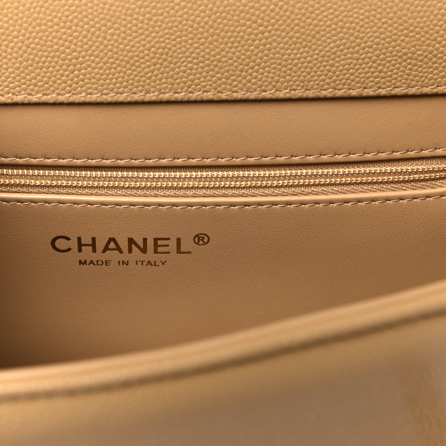 Chanel Shiny Caviar Preppy Coco Small Flap Beige 6 of 10