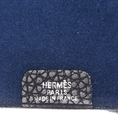 Hermes Togo Ulysse MM Notebook Cover Black 6 of 7