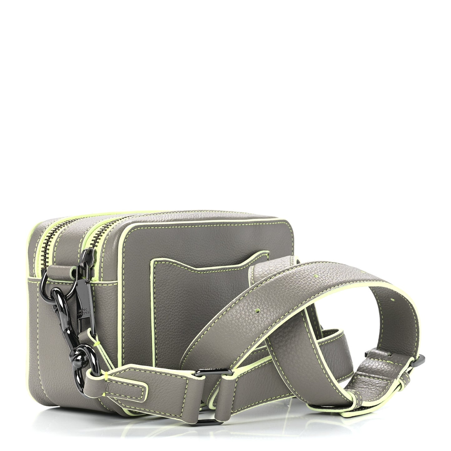 Calfskin Quilted The Moto Shot 21 Bag Moon Rock