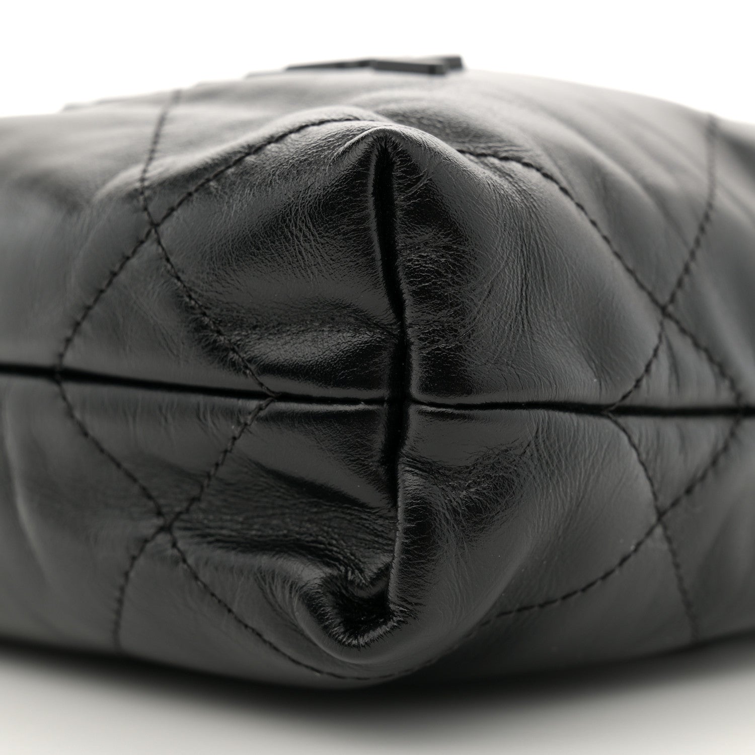 Chanel Shiny Calfskin Quilted Mini Chanel 22 So Black 10 of 12
