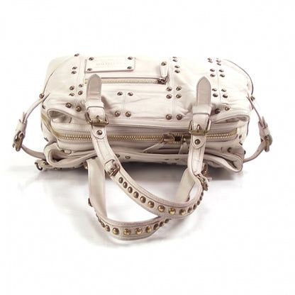 Louis Vuitton Lambskin Riveting Ecru 4 of 10
