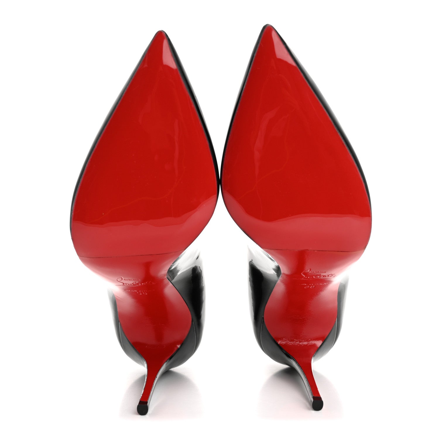 Christian Louboutin Patent Hot Chick 100 Pumps 38 Black 6 of 9