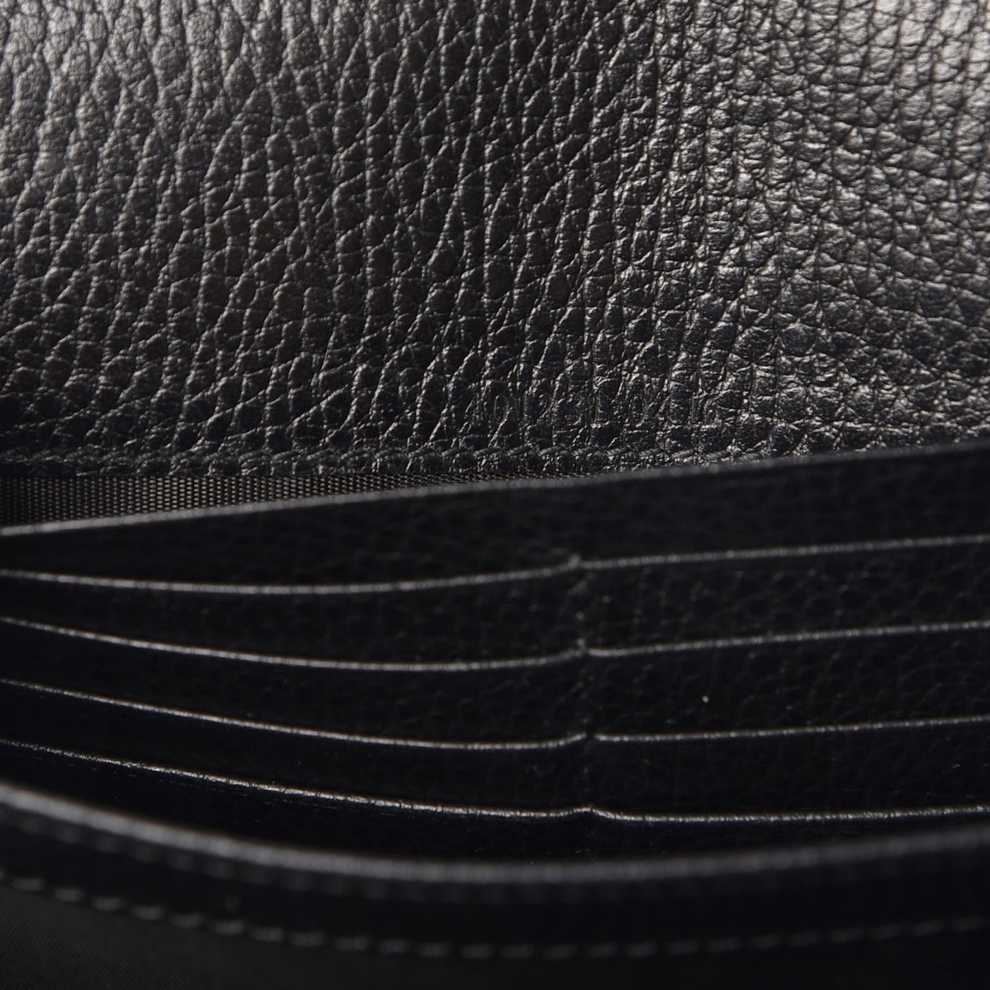 Calfskin Mini Dionysus Chain Wallet Black