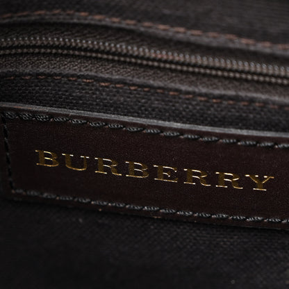 Burberry Haymarket Check Medium Regent Tote Chocolate 6 of 10