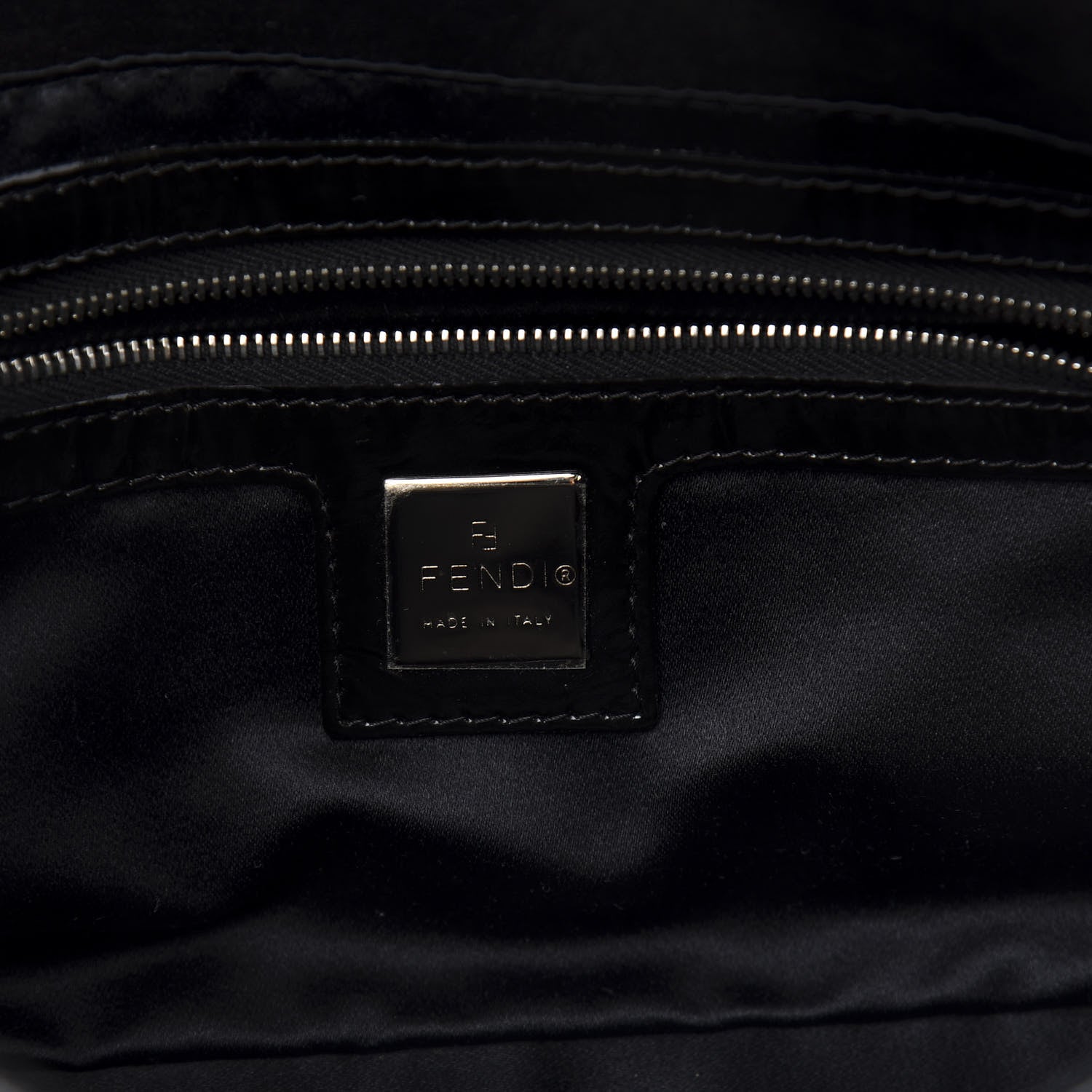 Fendi Vinyl Baguette Black 6 of 9
