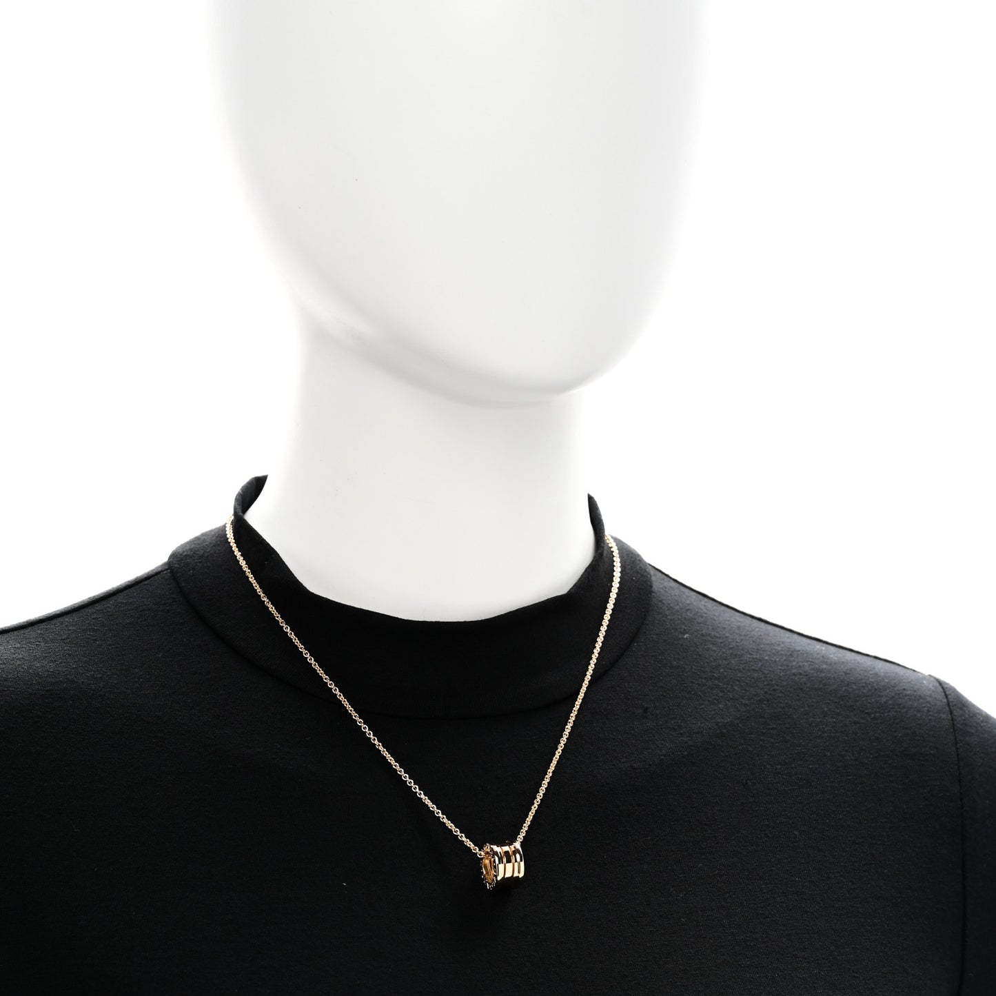 18K Yellow Gold B.Zero1 Pendant Necklace
