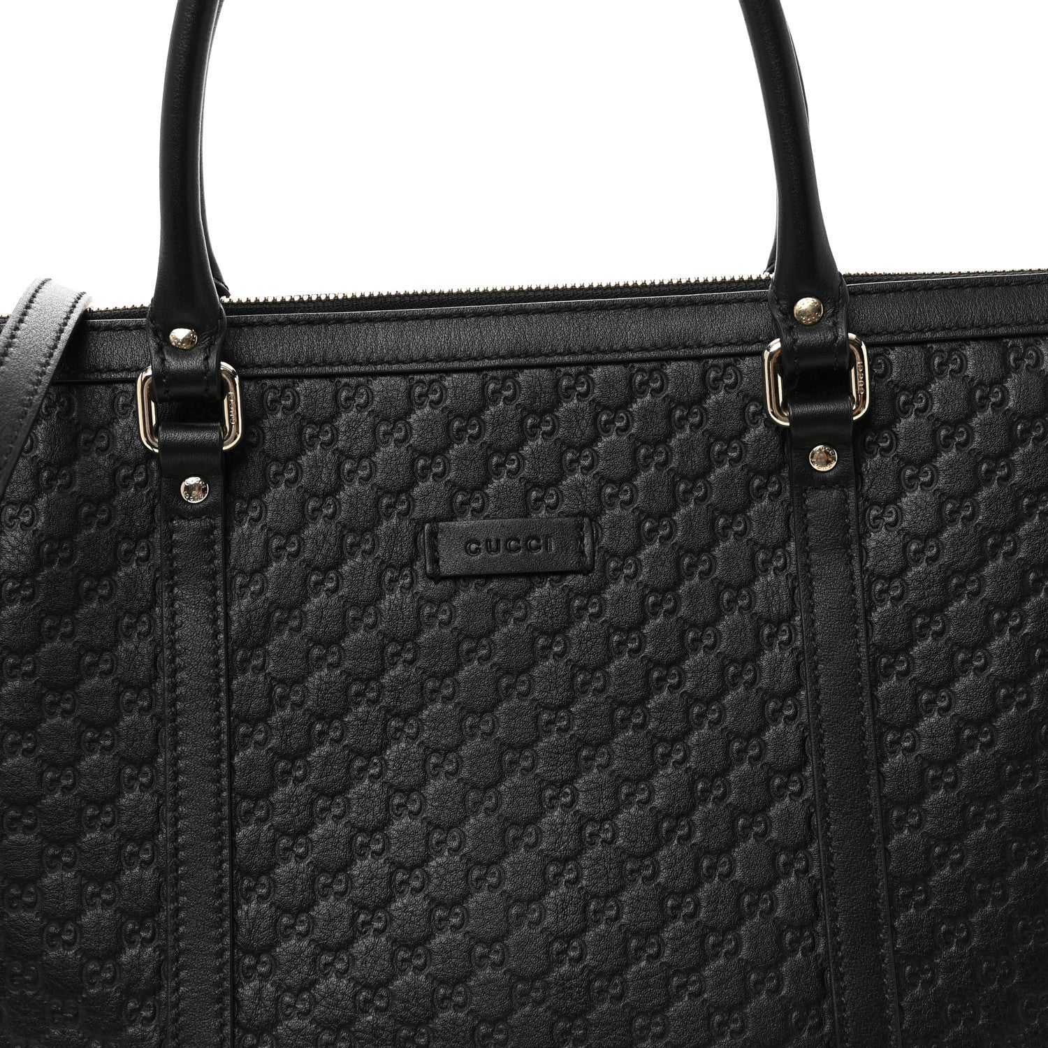 Gucci Soft Microguccissima Small Zippered Satchel Black 8 of 10
