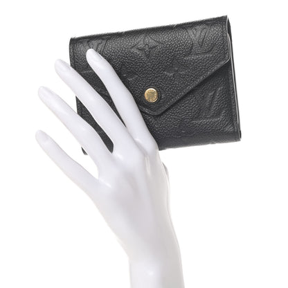 Louis Vuitton Empreinte Compact Curieuse Wallet Black 2 of 9
