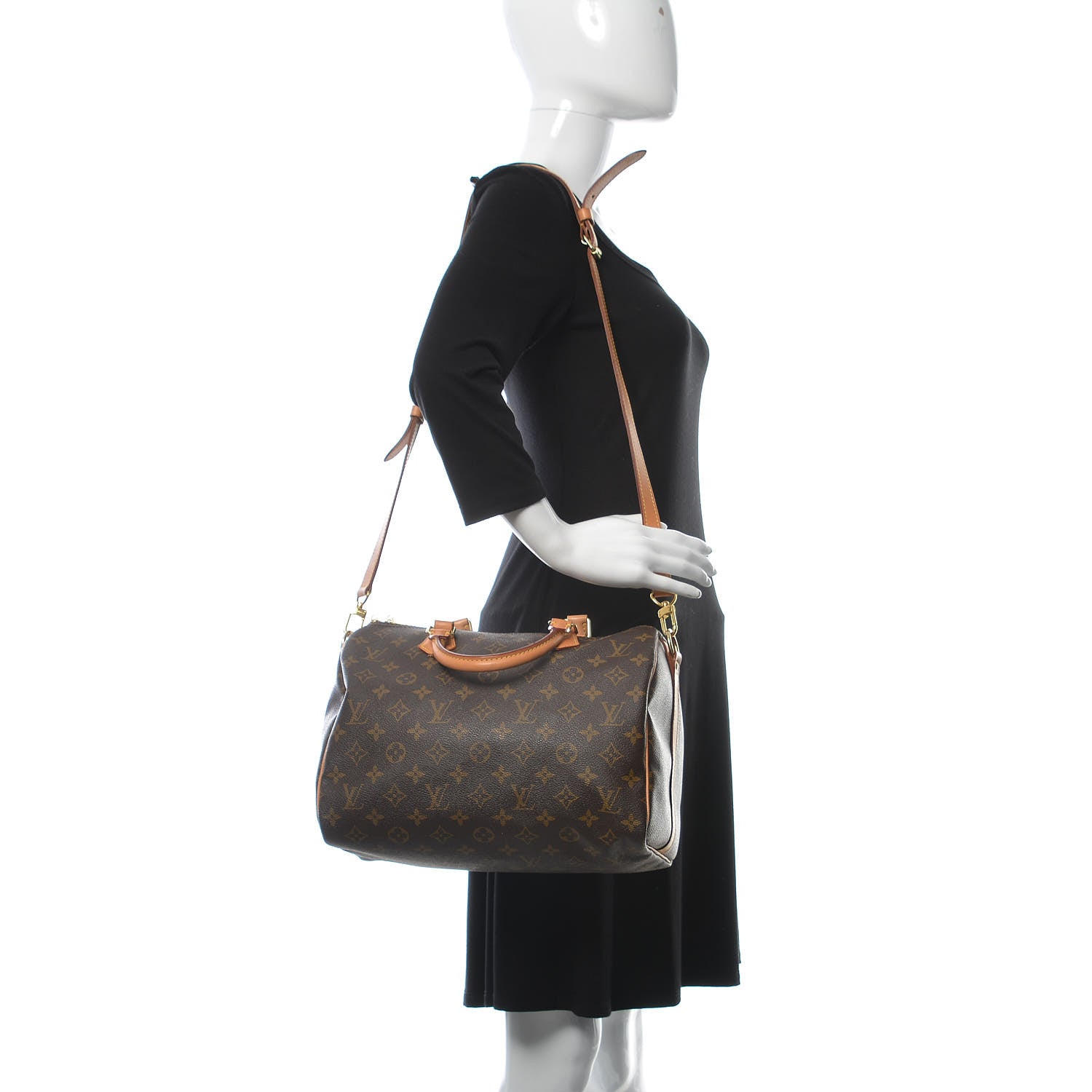 Louis Vuitton Monogram Speedy Bandouliere 30 2 of 12