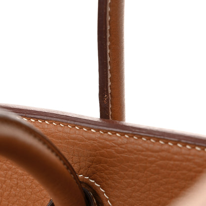 Hermes Taurillon Clemence Birkin 30 Gold 25 of 27