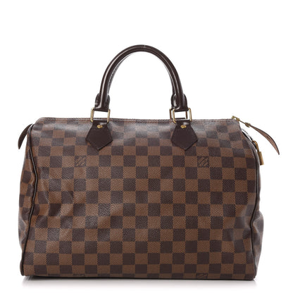 Louis Vuitton Damier Ebene Speedy 30 1 of 7
