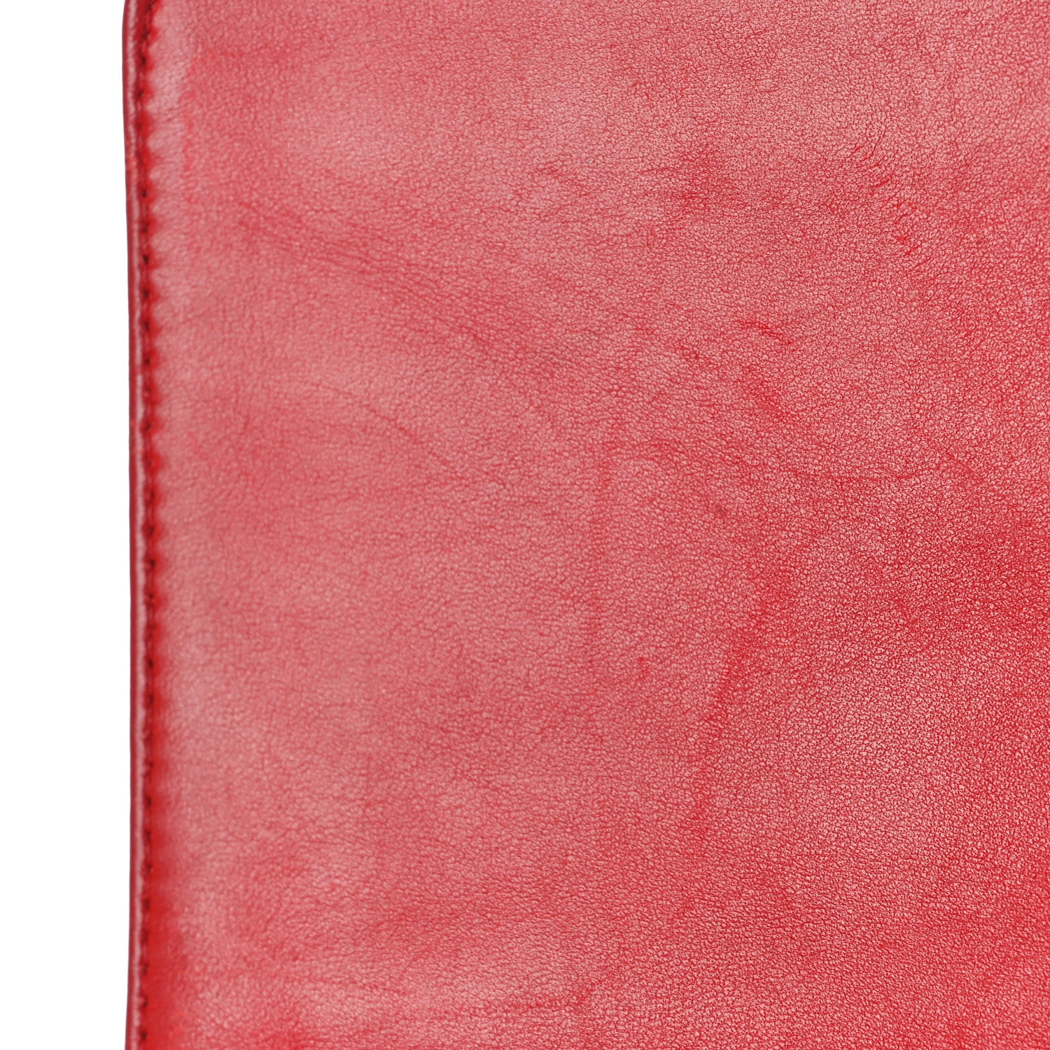 Chanel Lambskin Embossed Medium Boy Cube Flap Red 13 of 15