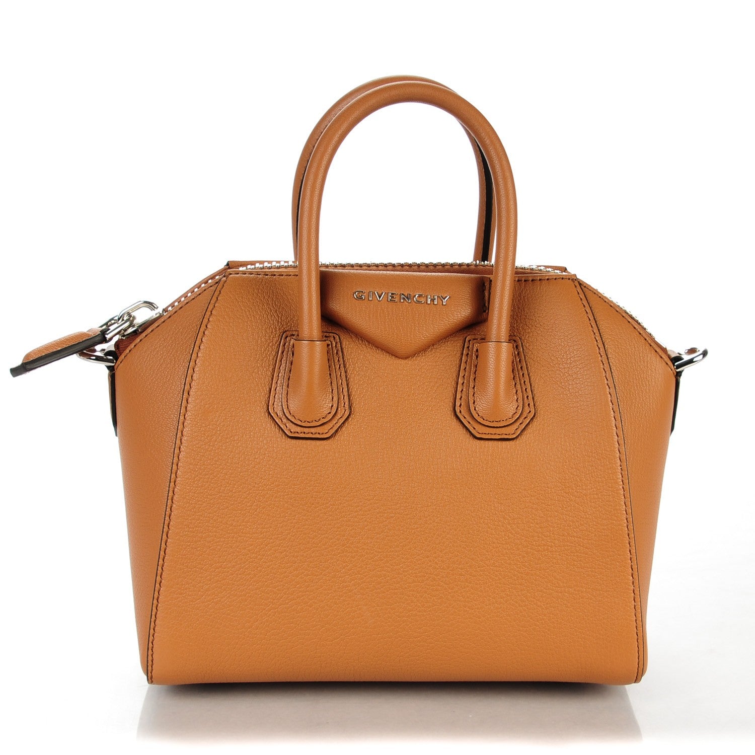 Givenchy Sugar Goatskin Mini Antigona Caramel 1 of 7