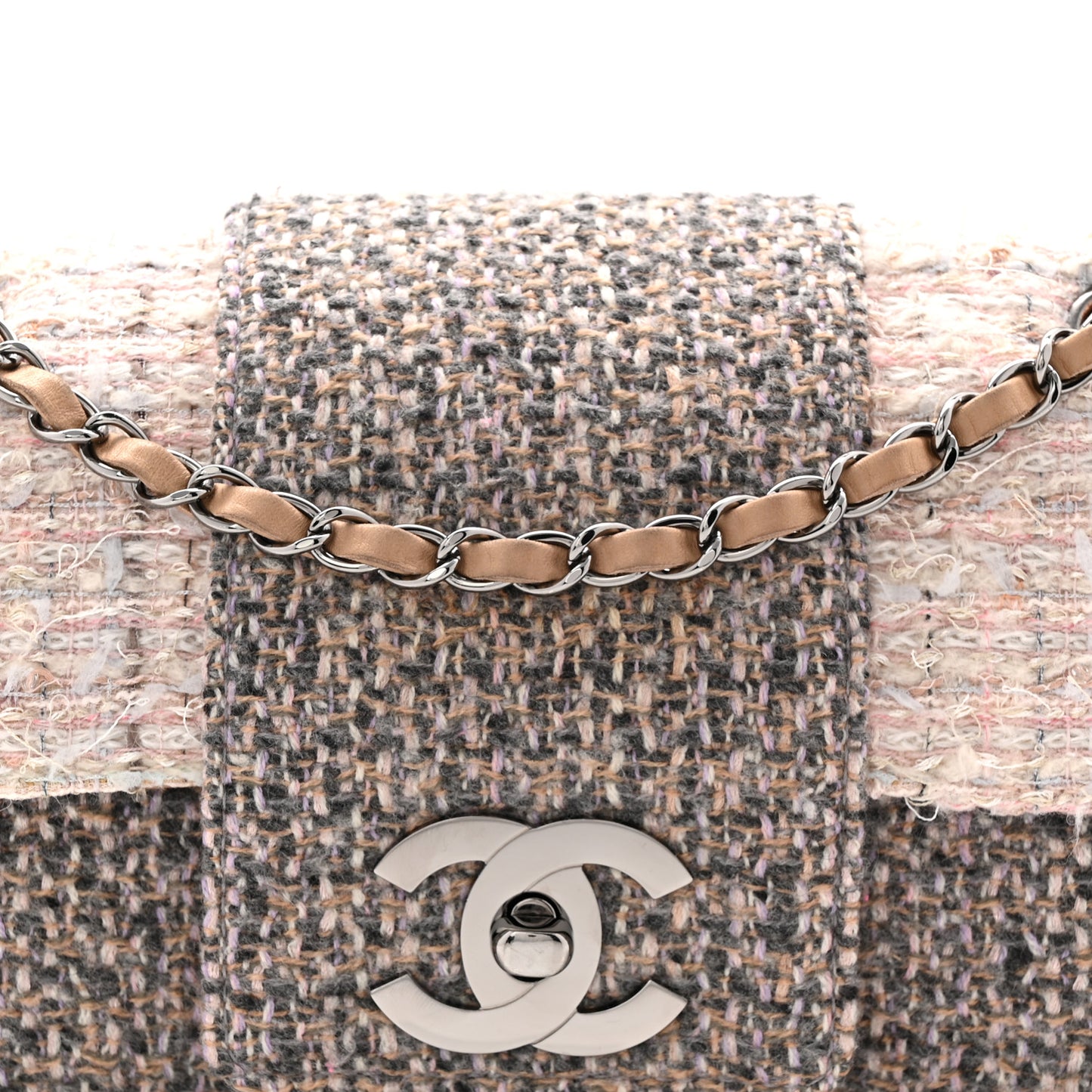 Tweed Medium Fantasy Flap Grey Grey