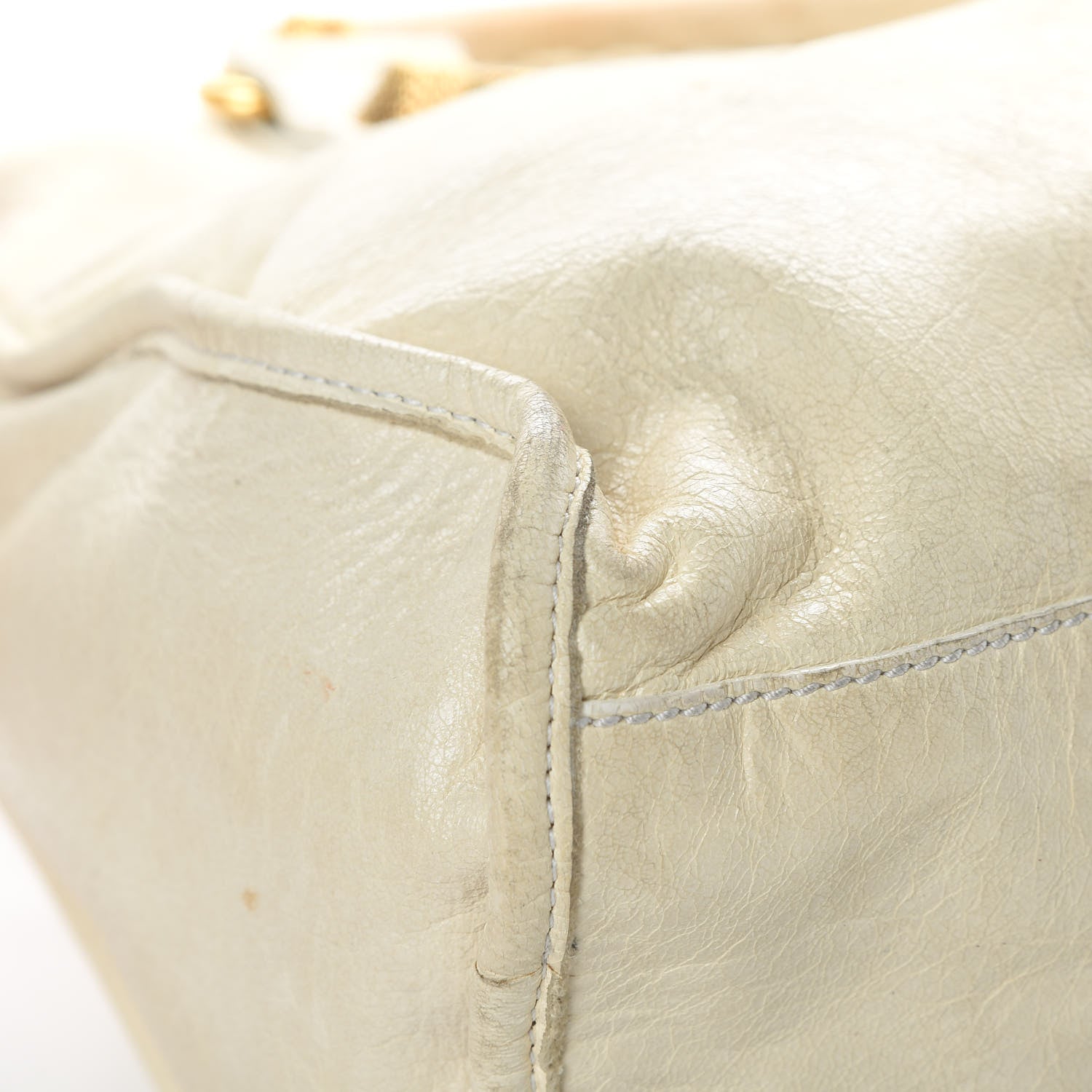 Balenciaga Agneau Giant 21 Gold Hardware City White Light 12 of 25