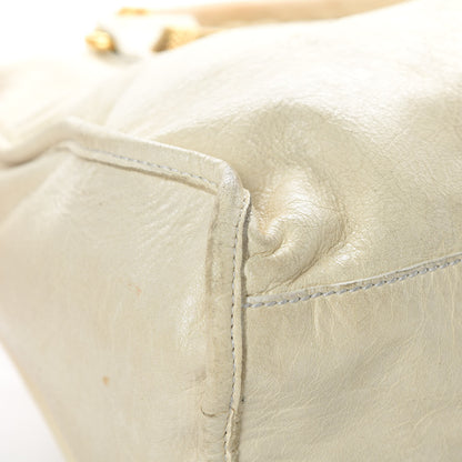 Balenciaga Agneau Giant 21 Gold Hardware City White Light 12 of 25