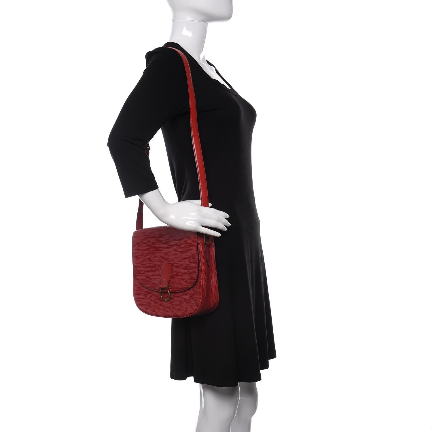 Louis Vuitton Epi Saint Cloud GM Red 2 of 9