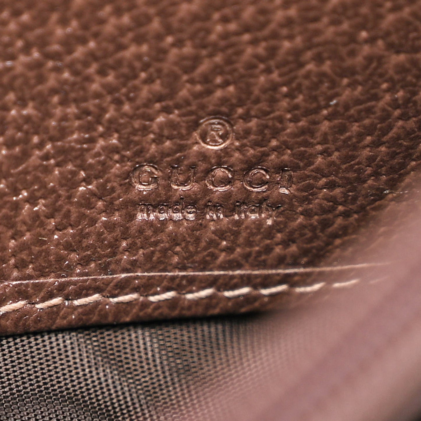 GG Supreme Monogram Web Ophidia Wallet On Chain Brown