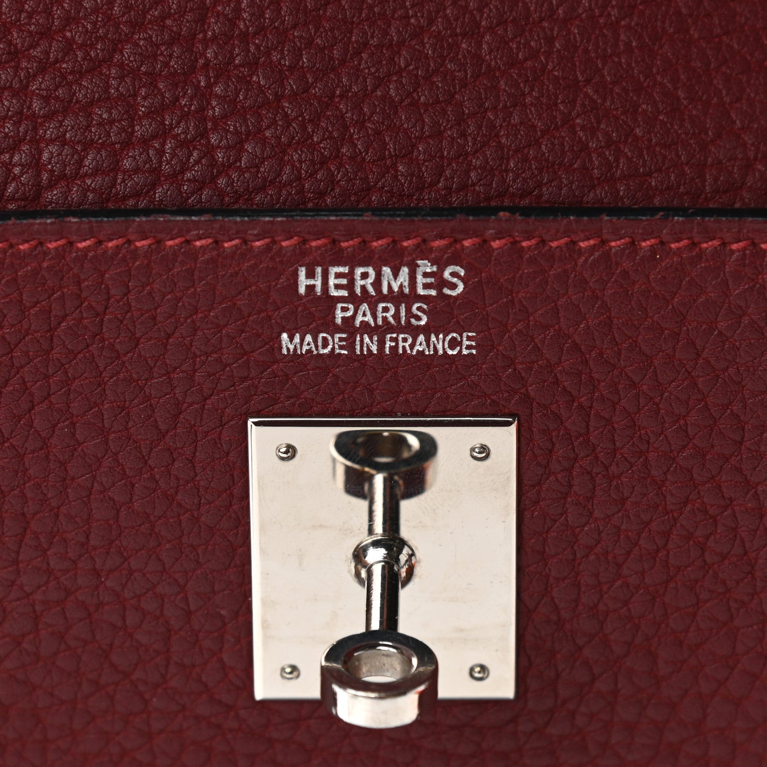 Hermes Fjord Kelly Retourne 40 Rouge H 6 of 31