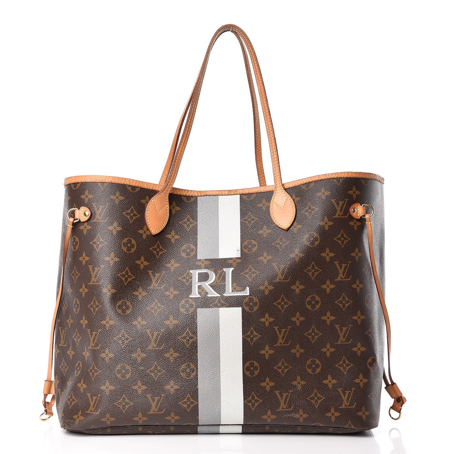 Monogram My LV Heritage Neverfull GM Gris White