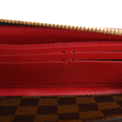 Louis Vuitton Damier Ebene Clemence Wallet Cherry 5 of 10