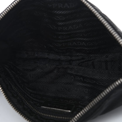 Prada Tessuto Nylon Pochette Bag Black 5 of 9