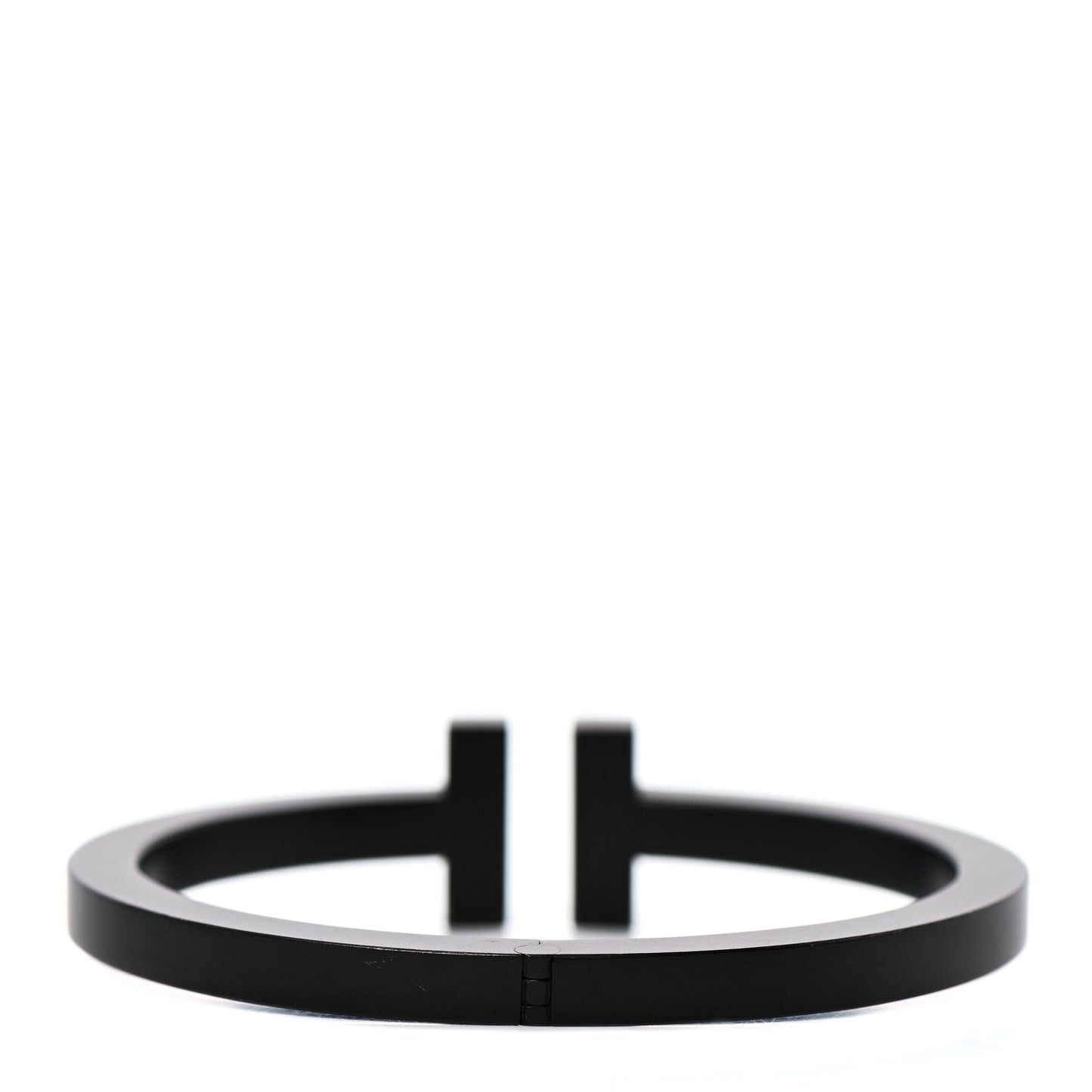 Black-Coated Stainless Steel T Square Bracelet