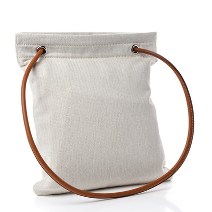 Hermes Canvas Swift Aline Grooming Bag Gold 3 of 9