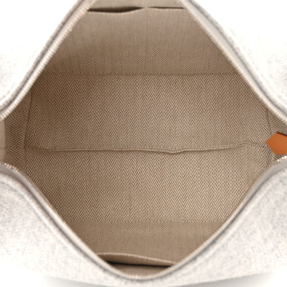Hermes Canvas Small Bride-A-Brac Pouch Gris Flanelle 5 of 11