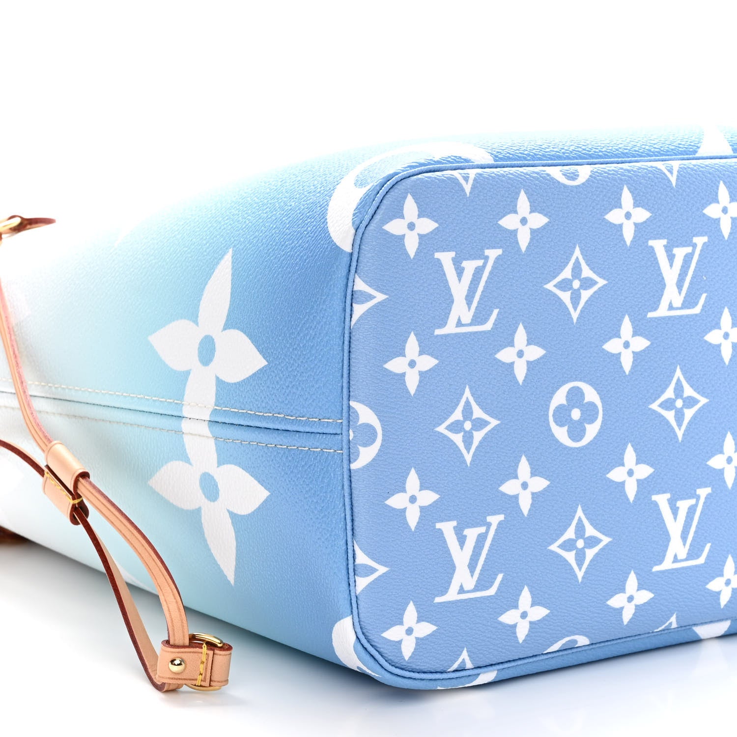 Louis Vuitton Monogram Giant By The Pool Neverfull MM Blue 9 of 11