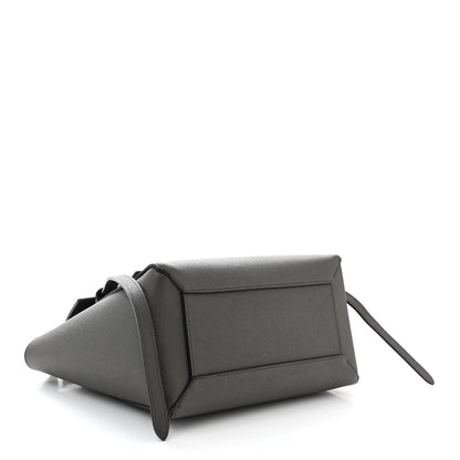 Celine Grained Calfskin Micro Belt Bag Grey 4 of 12