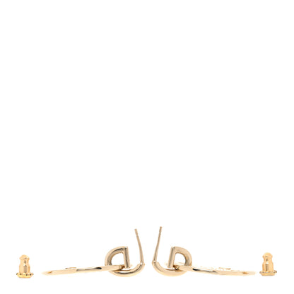 Chanel Baguette Crystal High Society CC Drop Earrings Gold 3 of 5