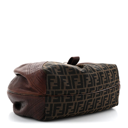 Fendi Zucca Nappa Nuvolata Vitello Tortuga Spy Tobacco Moro 4 of 10