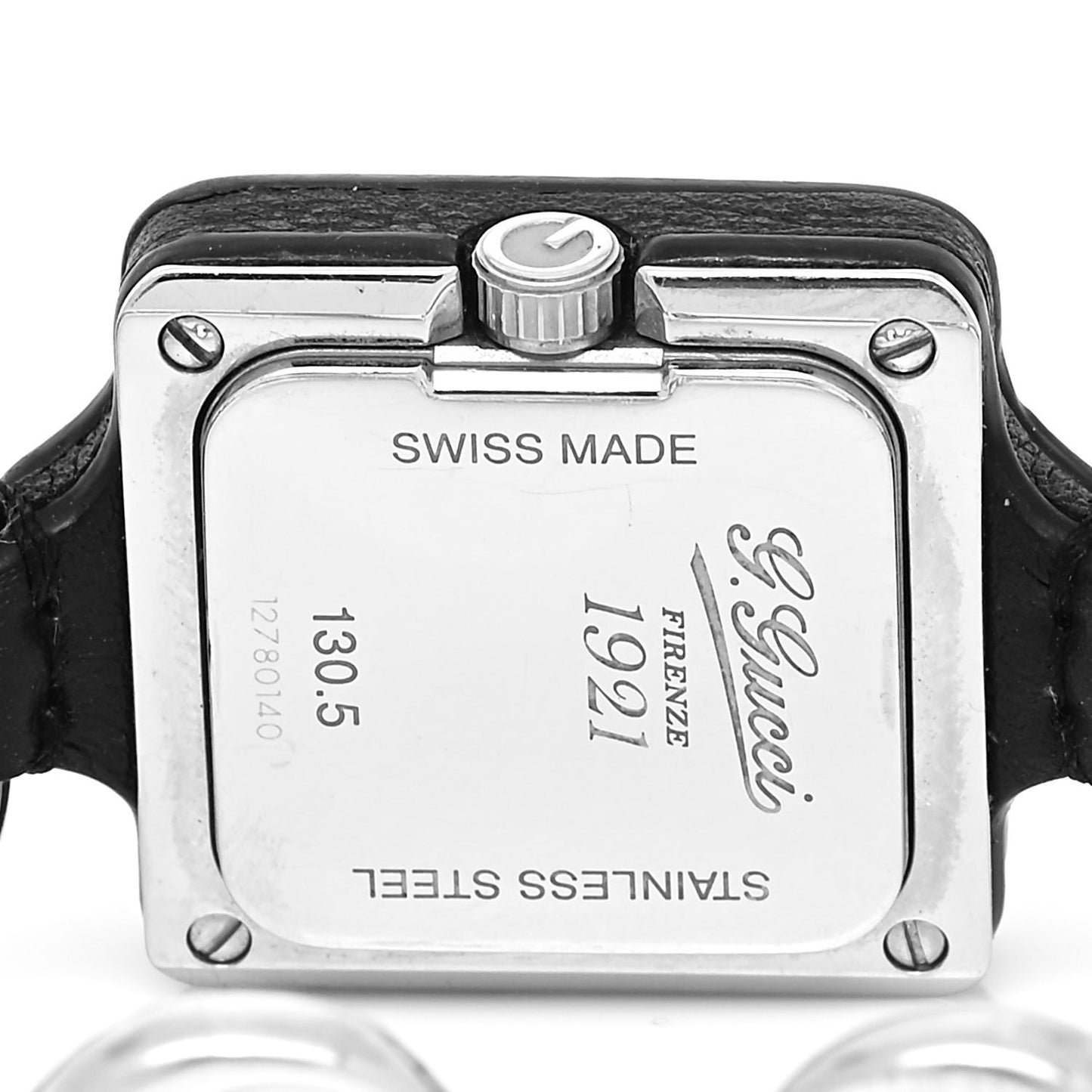 Stainless Steel Calfskin 25mm Firenze 1921 Horsebit Quartz Watch Black