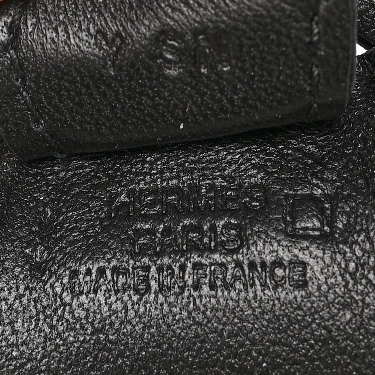 Hermes Milo Lambskin Matte Alligator Touch Grigri Rodeo Horse Bag Charm PM So Black 3 of 3