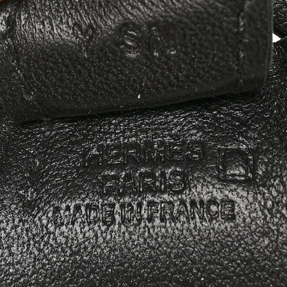 Hermes Milo Lambskin Matte Alligator Touch Grigri Rodeo Horse Bag Charm PM So Black 3 of 3