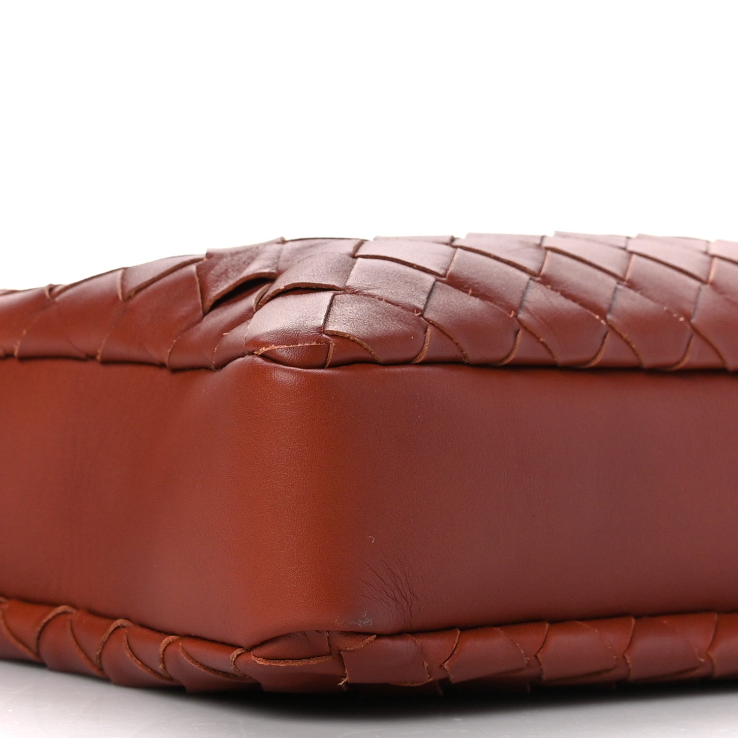 Bottega Veneta Nappa Intrecciato Briefcase Rust 9 of 10