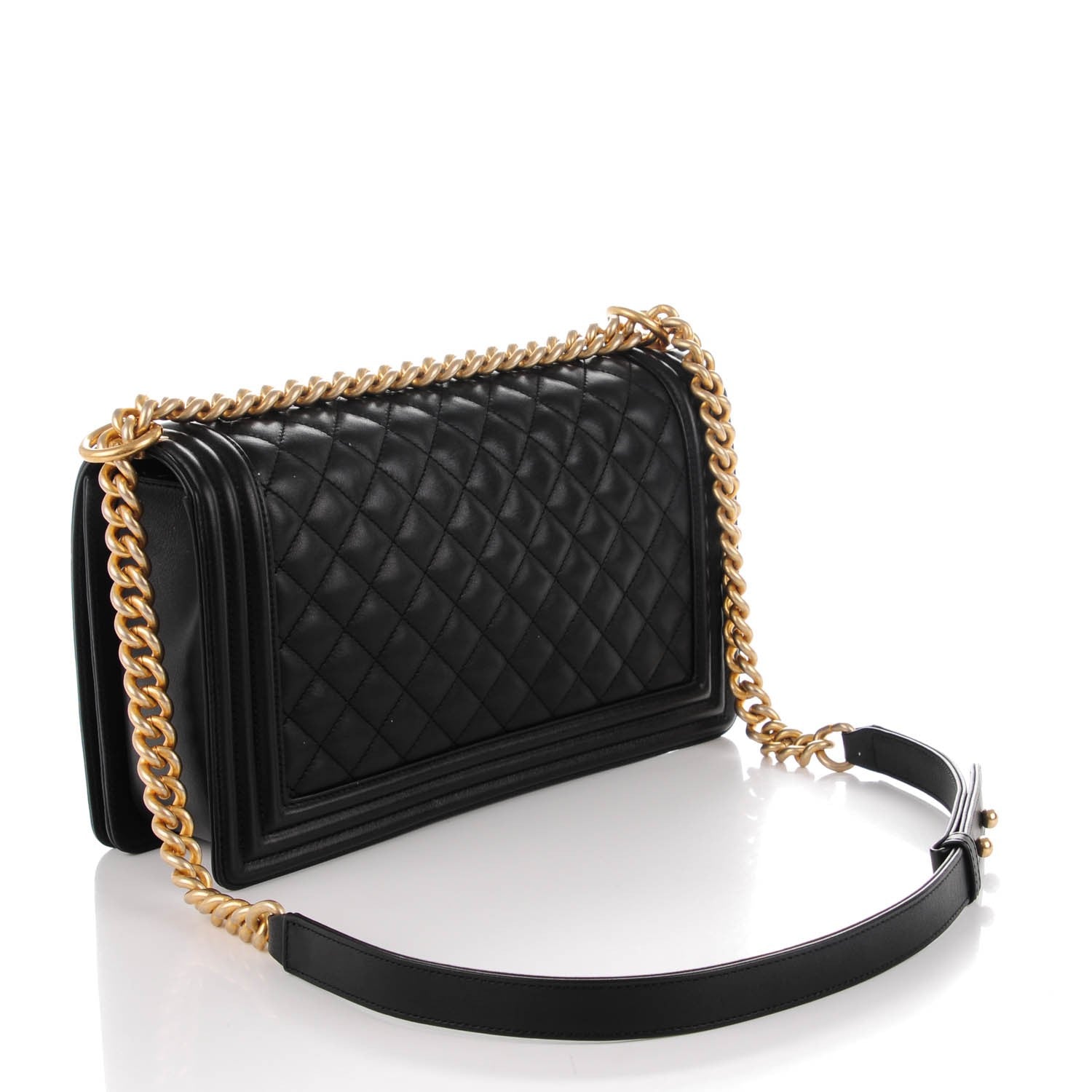 Chanel Calfskin Quilted New Medium Boy Flap Black 3 of 8