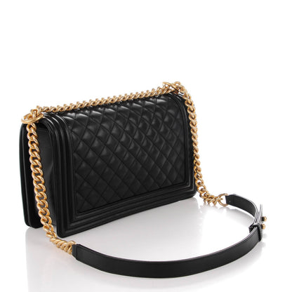 Chanel Calfskin Quilted New Medium Boy Flap Black 3 of 8