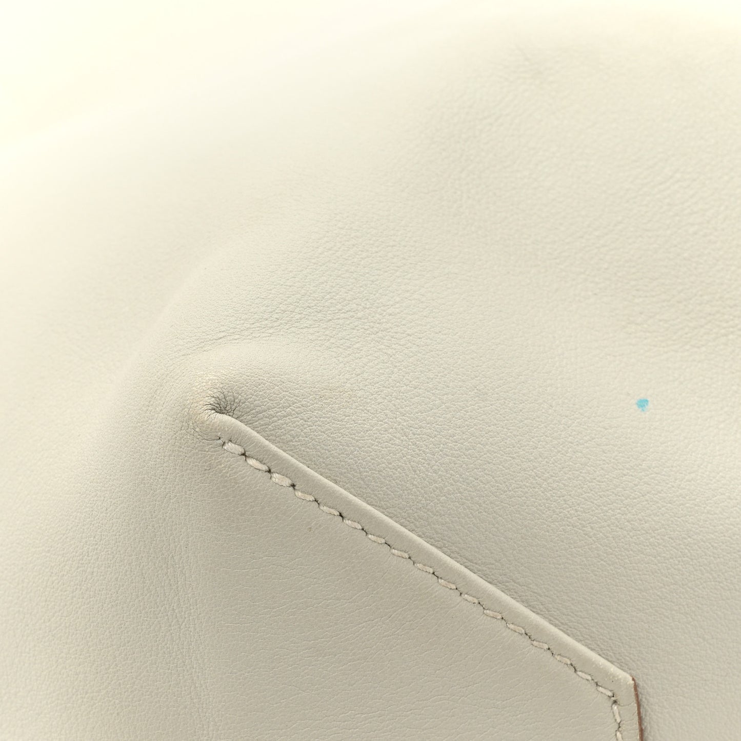 Veau Sikkim Taurillon Clemence Double Sens 36 Reversible Tote Bleu Pale Gris Perle