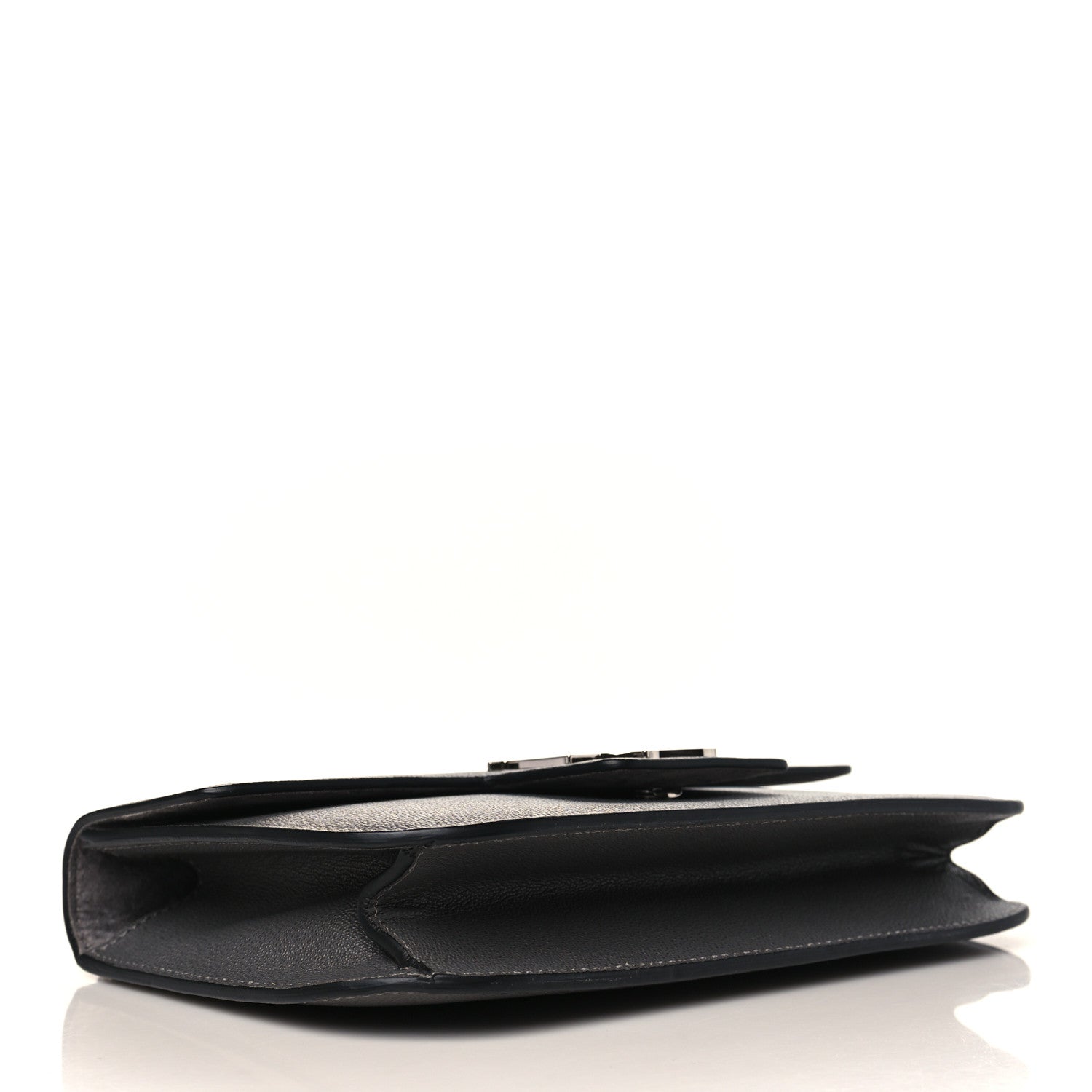 Alexander McQueen Calfskin Medium Insignia Flap Grey 4 of 8