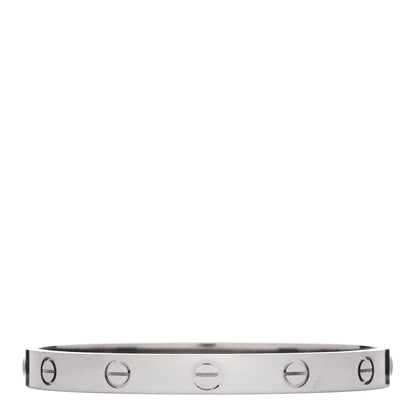 Cartier 18K White Gold LOVE Bracelet 16 1 of 9