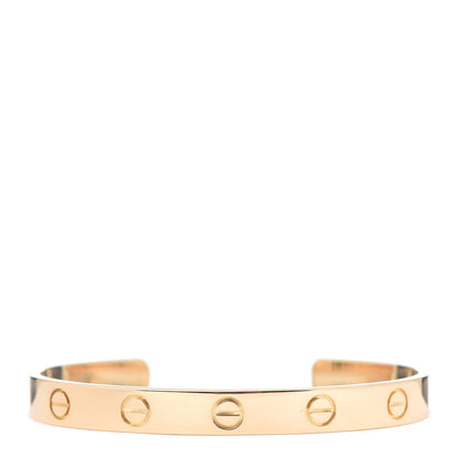 Cartier 18K Yellow Gold LOVE Cuff Bracelet 16 1 of 6