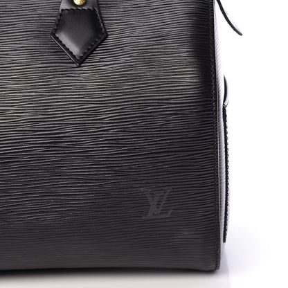 Louis Vuitton Epi Speedy 25 Black 10 of 10