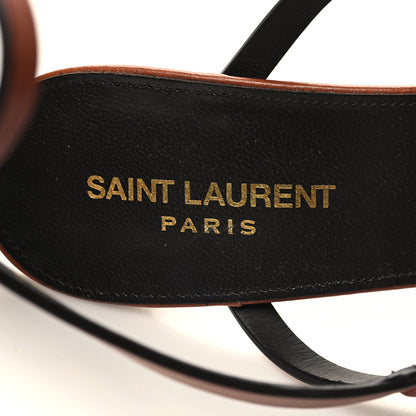 Saint Laurent Calfskin Cassandra 60 Sandals 40 Brown 8 of 8